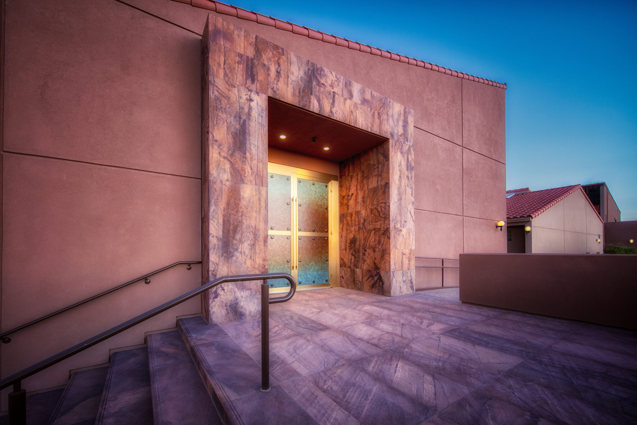 East Entrance to Rita Deanin Abbey Art Museum